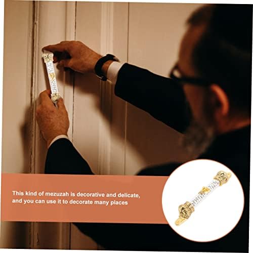 Sturdy Metal Mezuzah Scroll Door Ornament