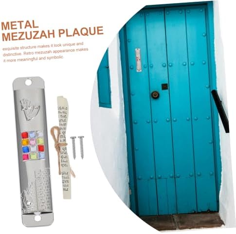 2 Sets Kosher Mezuzah with Scroll for Door