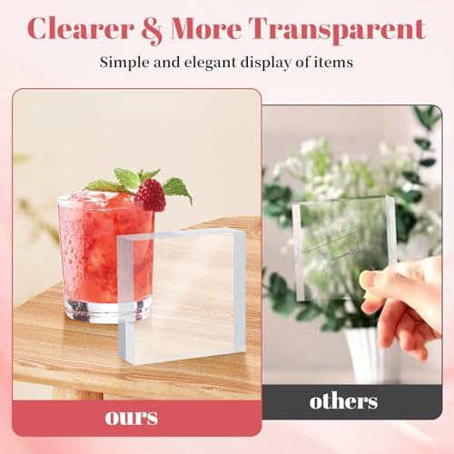 4 Piece Acrylic Display Stand Set for Jewelry and Collectibles
