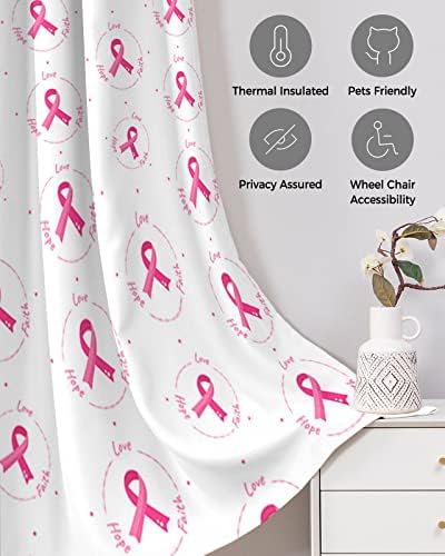 Pink String Doorway Curtains - Blackout 52x96 Inch Panels