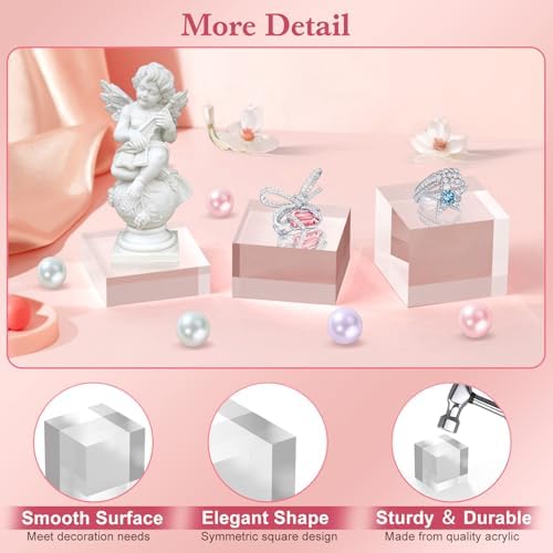 Acrylic Display Stand 6 Pack with 3 Sizes