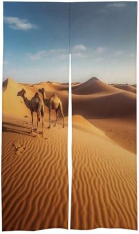 Sand Dunes Sahara Desert Door Curtain Panel 17x57 Inch