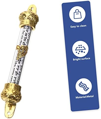 Sturdy Metal Mezuzah Scroll for Home Door