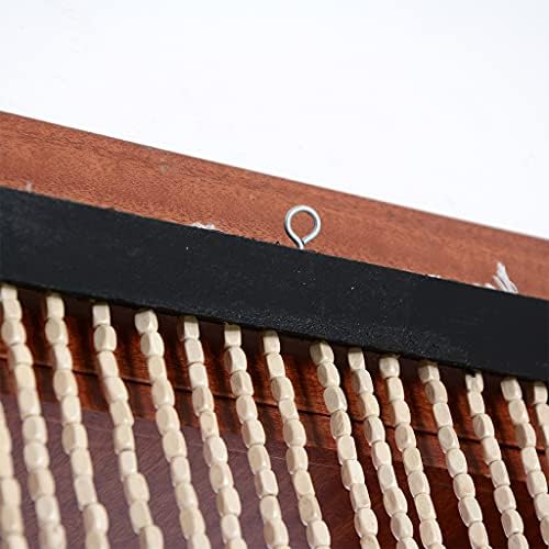 60 Strands Wood Beaded Curtain for Doorways and Closets