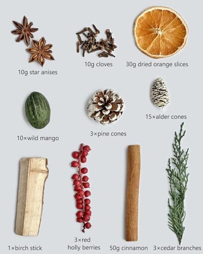 Pextian Christmas Potpourri Bowl Filler Decor