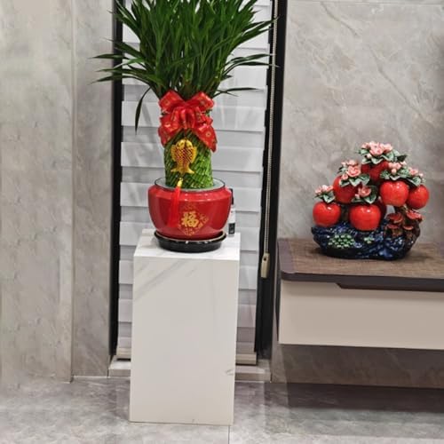 White Pedestal Stand for Sculpture Display