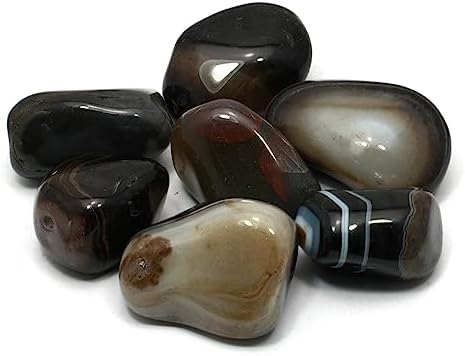 CrystalAge Banded Onyx Tumble Stone 25-30mm