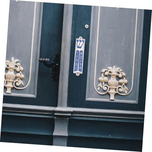 Jewish Mezuzah Sacred Scroll Metal Case for Entryway Blessing
