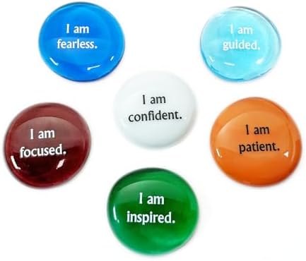 Lifeforce Glass Affirmation Stones Set