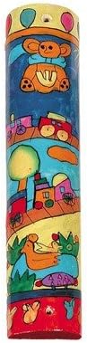 Yair Emanuel Large Wooden Mezuzah Holder
