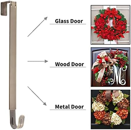 Sattiyrch Adjustable Wreath Hanger 15-25 Inch Bronze