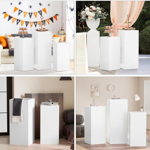 OMESDA Square Pedestal Column Display Stand