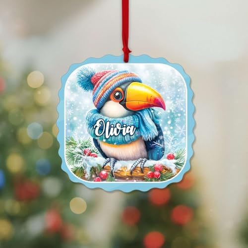 Personalized Acrylic Tree Ornament with Custom Name 1
