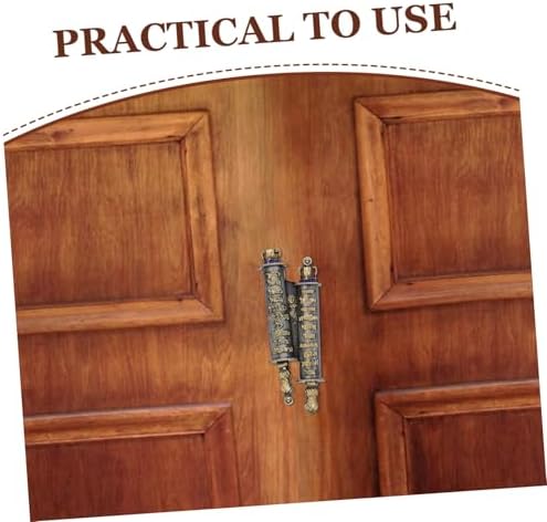 PRETYZOOM Pewter Mezuzah Case Waterproof Metal Judaica Decor