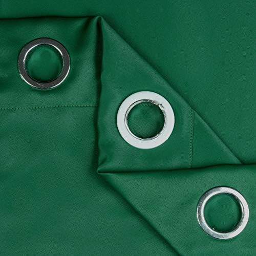 MDS Blackout Curtain Panel Emerald Green 42x72 Inch