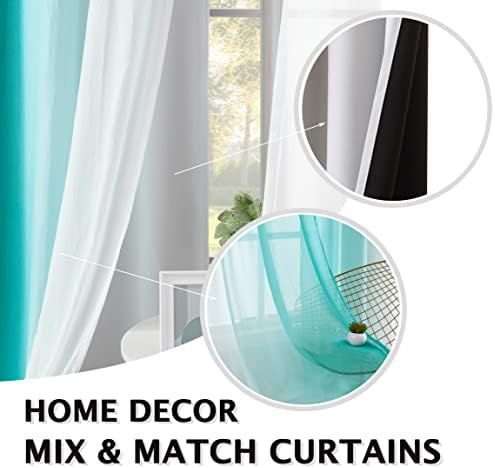 Purainbow Mix and Match Blackout Curtains Set