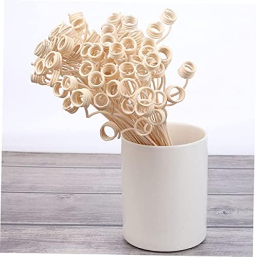 Cabilock 20PCS Large Spiral Rattan Diffuser Sticks for Home Fragrance