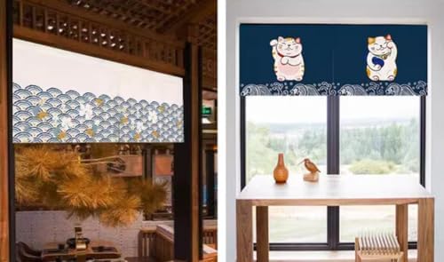 Japanese Sushi Bar Noren Curtain Panel Door Curtain