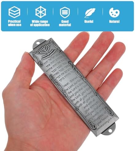 Homoyoyo Mezuzah Set for Door with Scroll