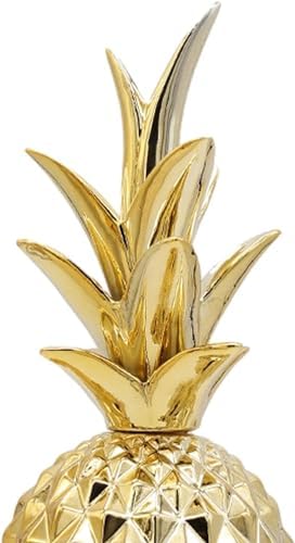 Ceramic Pineapple Ornament Gold Home Decor