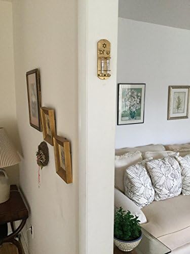 Mezuzah with Holocaust Memorial Brass Plate