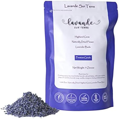Lavande Sur Terre Dried Lavender Flower Buds 5 Ounces