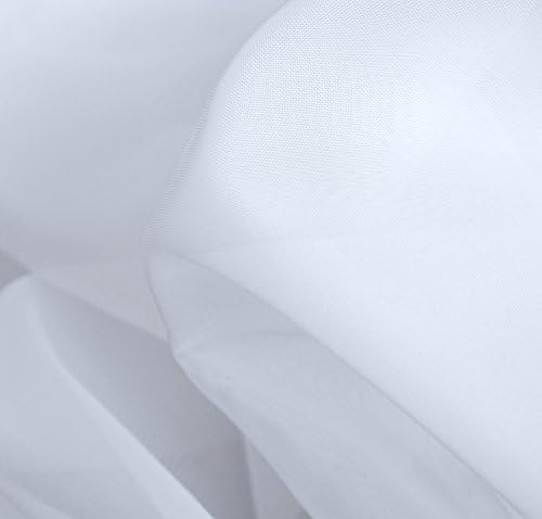 HLC ME White Tab Top Curtain Panels Set of 2