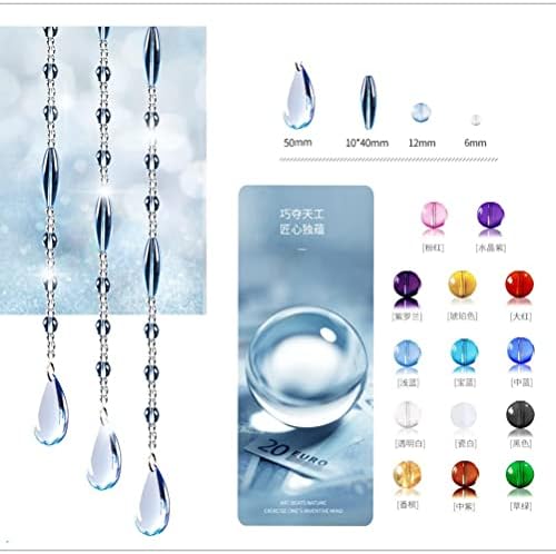 Boho Crystal Curtain Beads for Doorway Decor
