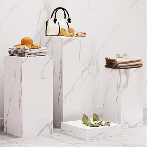 White Pedestal Stand for Sculpture Display
