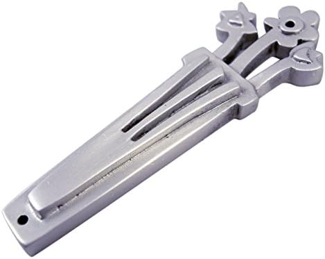 Modern Artisans American Made Pewter Mezuzah 4 Inch