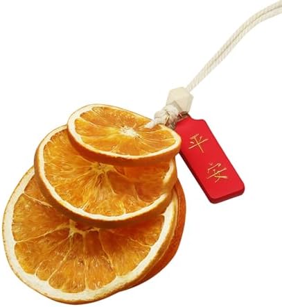 Realistic Orange Slice Hanging Christmas Ornament for Car Mirror
