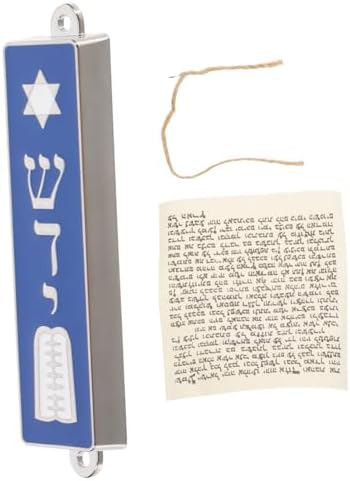 BIUDECO Decorative Mezuzah with Scroll for Home and Office