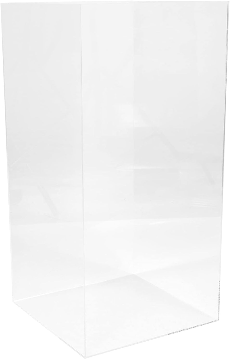 30x30x60cm Clear Acrylic Sculpture Display Stand Riser