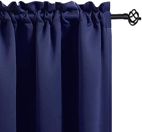Gxi Blackout Door Curtain Panel 78 Inch Rod Pocket