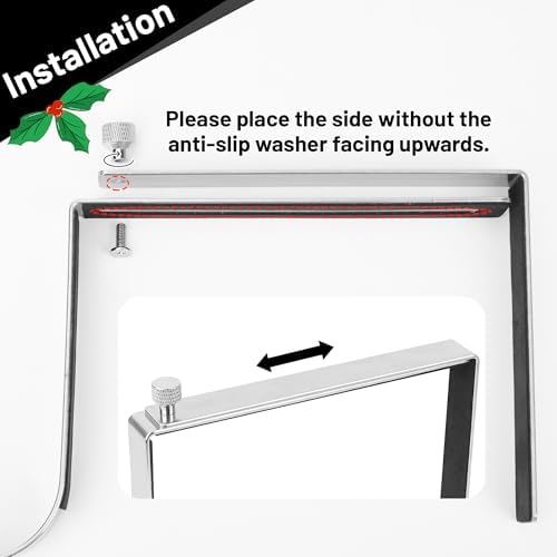 AQKILO Adjustable Wreath Hangers for Headstones - 2 Pack