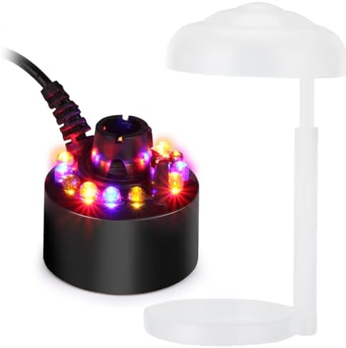 AGPTEK 12 LED Mist Maker for Ponds and Fountains