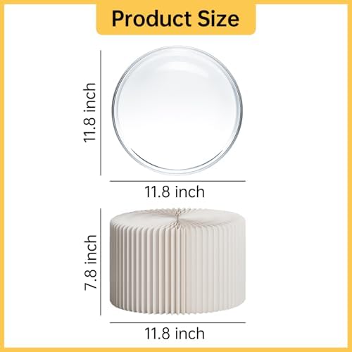 Visufy Foldable Cardboard Cylinder Stand for Parties