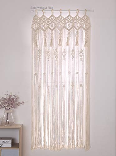 Achart Macrame Curtain Panel Boho Decor