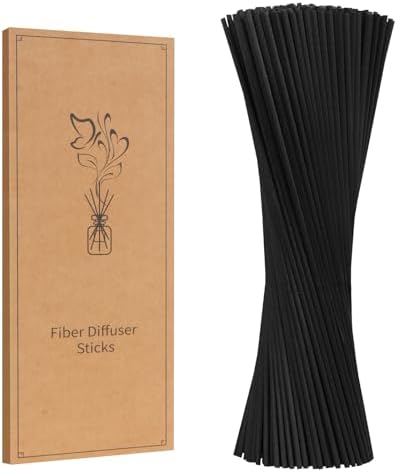 130pcs Reed Diffuser Sticks 10 Inch 3mm Black