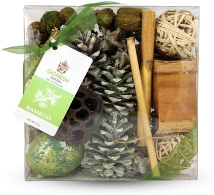 Gonesh Potpourri Natural Bamboo Scent 12 oz Gift Box