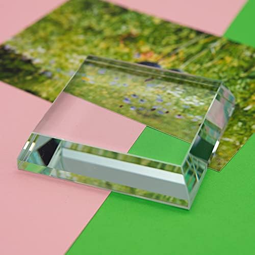 StayMax Clear Crystal Glass Display Base for Collectibles