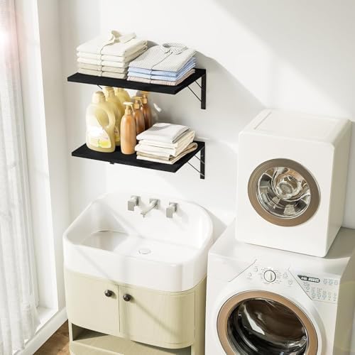 Love-KANKEI Deep Floating Shelves Set of 2 for Wall
