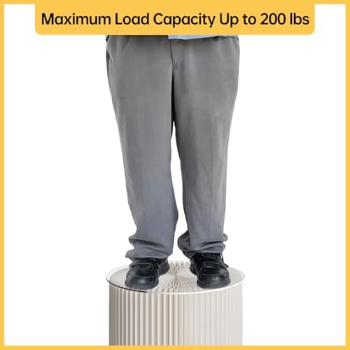 Visufy Foldable Cardboard Cylinder Stand for Parties