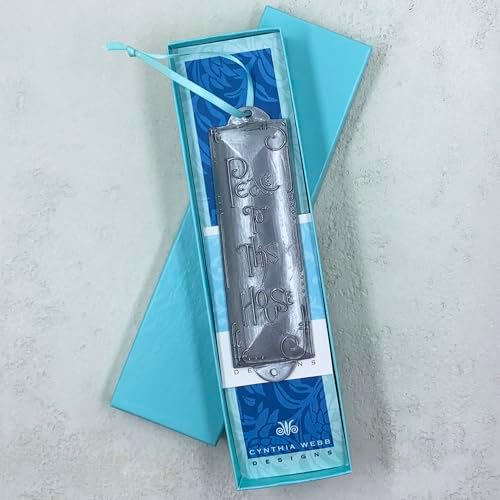 Peace to This House Mezuzah Blessing Handcrafted Fine Pewter Christian Jewish Wall Plaque
