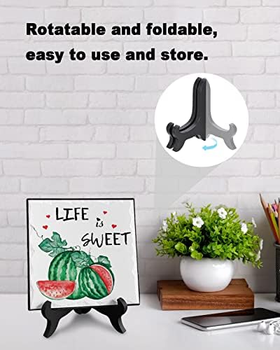 ZOE GARDEN Watercolor Watermelon Desk Ceramic Ornament 63x63