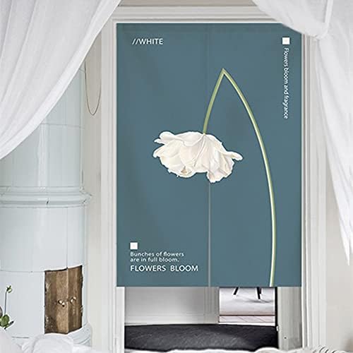 Japanese Noren Door Curtain Watercolor Panel