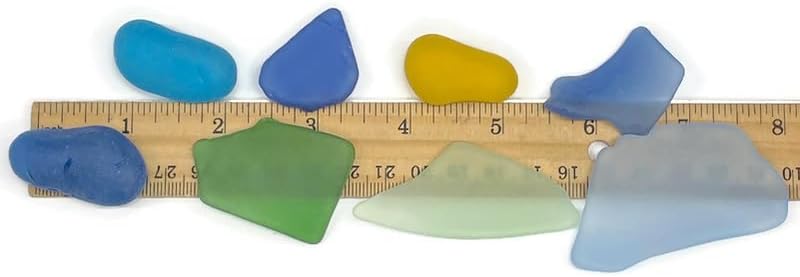 Colored Air Plants Sea Glass 25pc Set