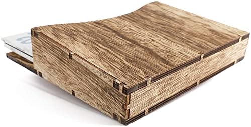Juvale Rustic Wood Wall Magazine Holder 12 Inch