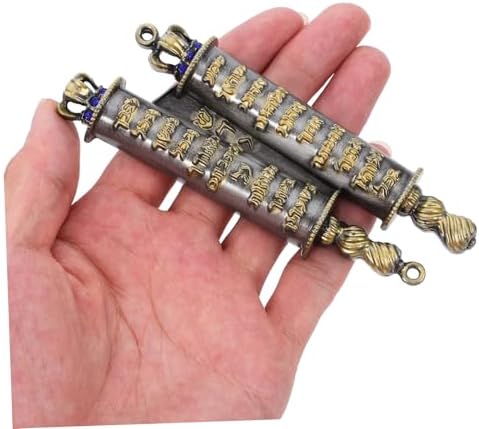 Cabilock Jerusalem Menorah Mezuzah Case