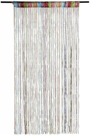 Colorful Doorway Curtain 100x200cm with Beaded Tassels